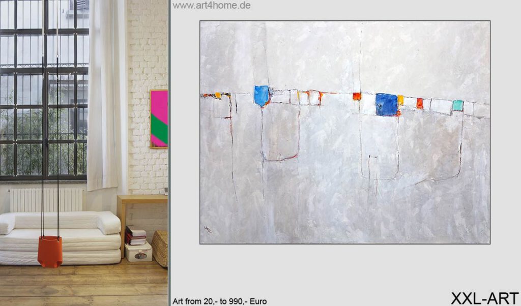 Soft Touch, Modern-Art, Acrylmischtechnik/Leinwand, 160x125 cm, Original, € 990,- jetzt im Internet € 590,- in der Galerie € 495,-