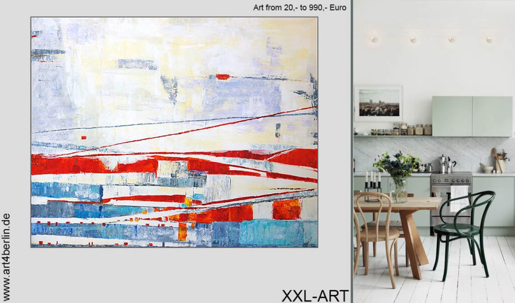 Different Ways, Originalmalerei, ModernArt, 160x125 cm, € 990,- jetzt im Internet € 590,- in der Galerie € 495,-