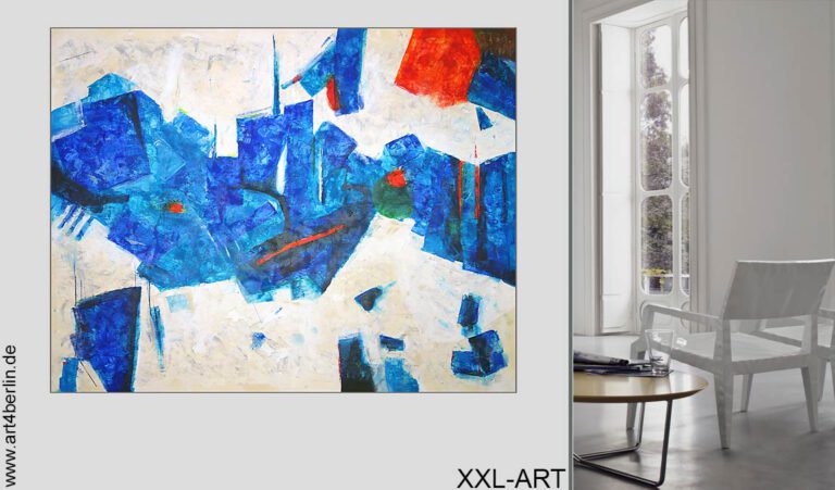 Direkte Einkäufe in den Ateliers der Berliner Kreativszene ermöglicht moderne Malerei, großformatige Kunst echt günstig zu erwerben.
